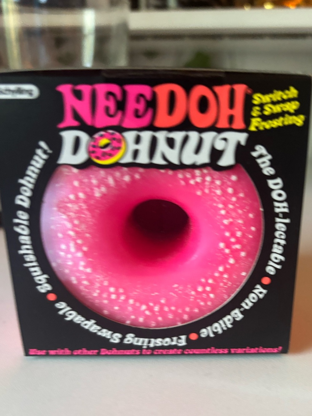 NEEDOH Donut Pink Squishable Kids Toy